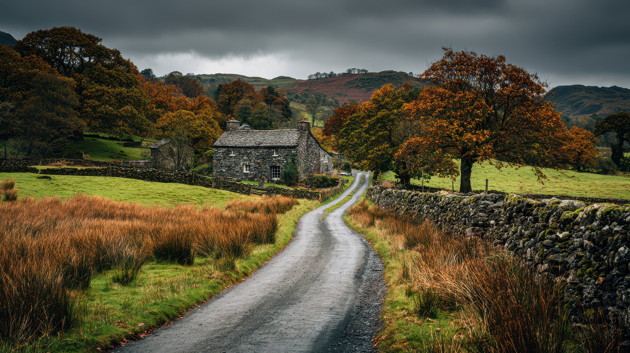 charming country road leads rustic farmhouse 984102 31705 scaled